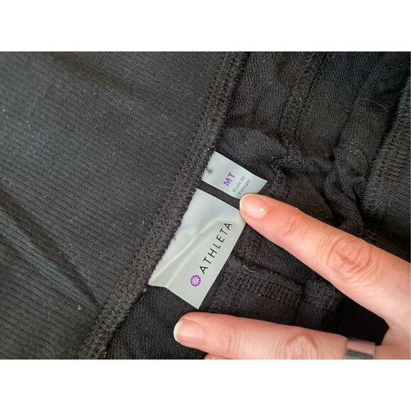 Athleta NWT Restore Jogger in Black, Size Medium Tall, MSRP $79 - Picture 5 of 8